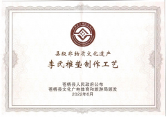喜報！恭賀李氏椎墊成功申請非物質(zhì)文化遺產(chǎn)